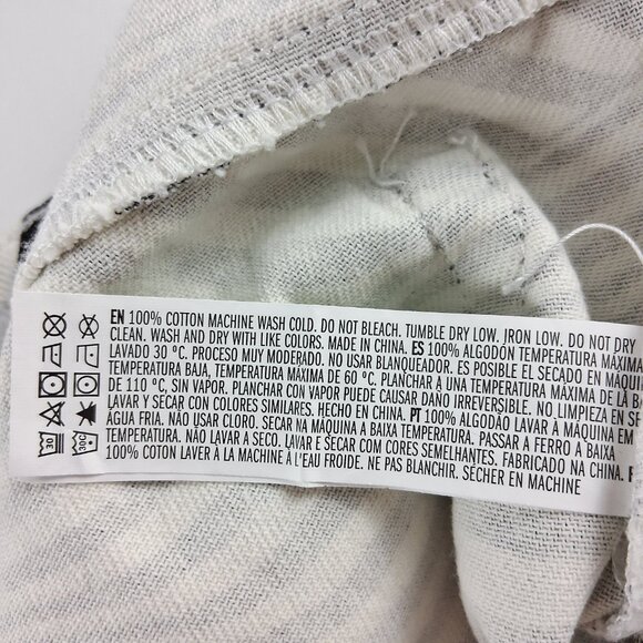 Forever 21 Premium Straight Leg Jeans Women's Size 27 Black White Abstract Print - Picture 7 of 8